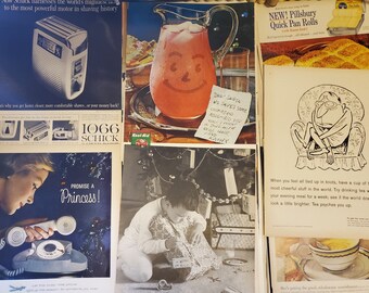 1960s LIFE Magazine Miscellaneous Ads Full Pages for Junk Journal Scrapbook Art+ Pop Groovy Style