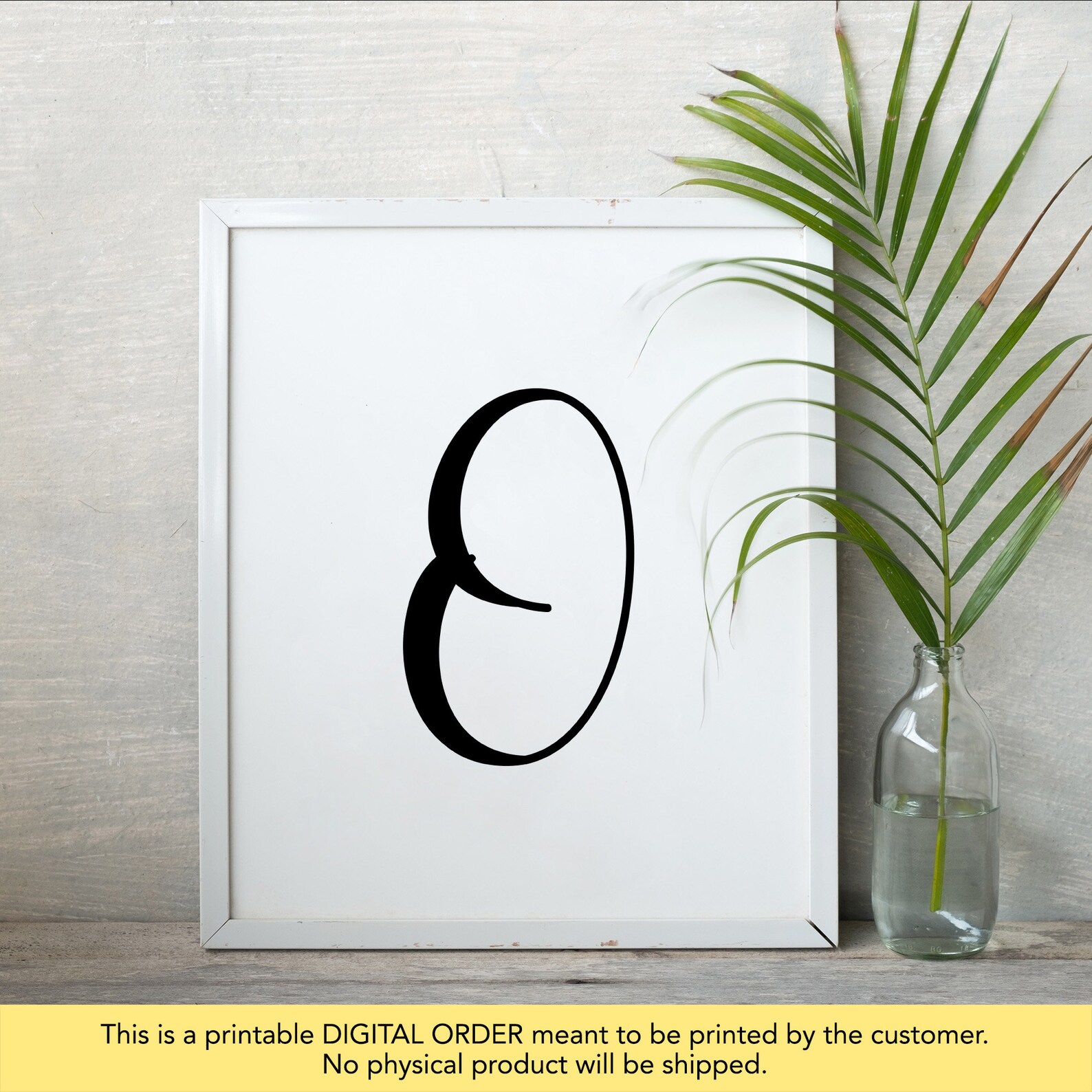 Letter O Print, Printable Letter O, Letter O Poster, Letter O Decor ...