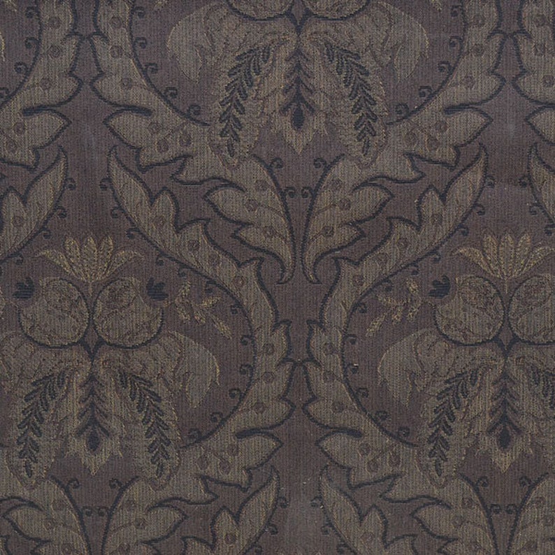 Gothic Damask Halloween Fabric Upholstery / Decor 54 Inch Etsy