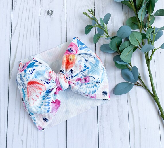 Floral Baby Head Wraps Head Wrap Baby Girl Head Wraps Baby Etsy