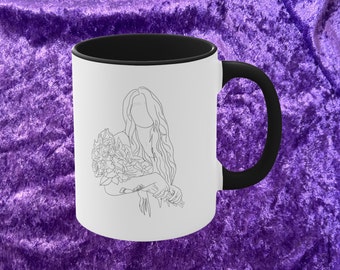 Empowering coffee mug self care coffee cup gift motivational gift for her gifts for women outline inspirational present girl power