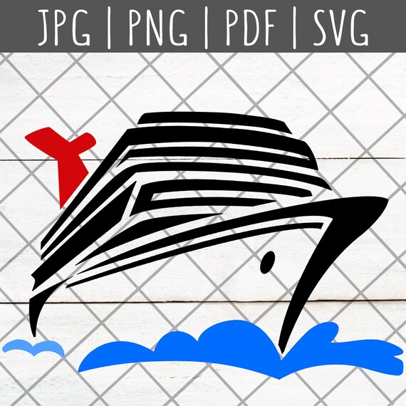 Cruise Ship Svg Png Pdf Jpg Etsy