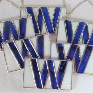 Fly the &quot;W&quot; stained glass sun catcher