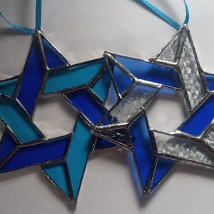 Stained glass Star of David