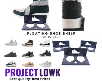 Floating Shoe Shelfs | Lowk  Shelf | Floating Shoe Wall | Gift For Shoe Lovers & Hype Beasts | Shoe Shelving | 3D Prints Project Lowk | Shoe