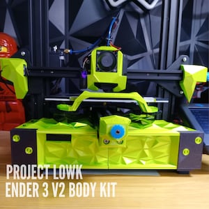 Ender 3 V2 Body Kit | Lowk Body Kit | Ender 3 V2 Upgrades | Ender 3 V2 Shroud | Ender 3 V2 Fan Cover | Ender Accessories | Ender 3 V2 Stl