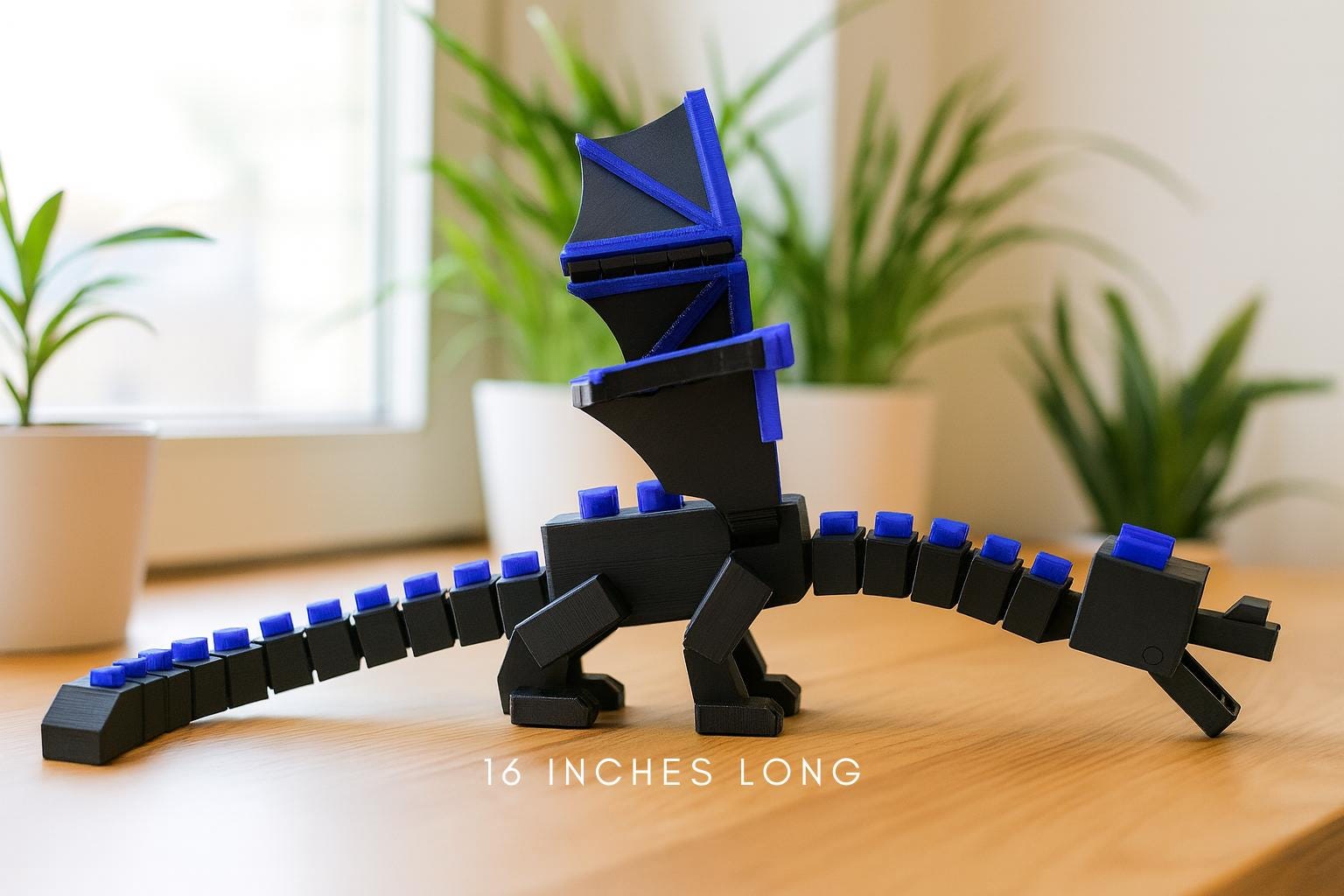 Flexi Ender Dragon | Minecraft Style Dragon | Ender Dragon | Minecraft  Figurenes | 3d Printed Toys | Flexi Dragons | 3d Printed Gift - Etsy, image size:1536x1024
