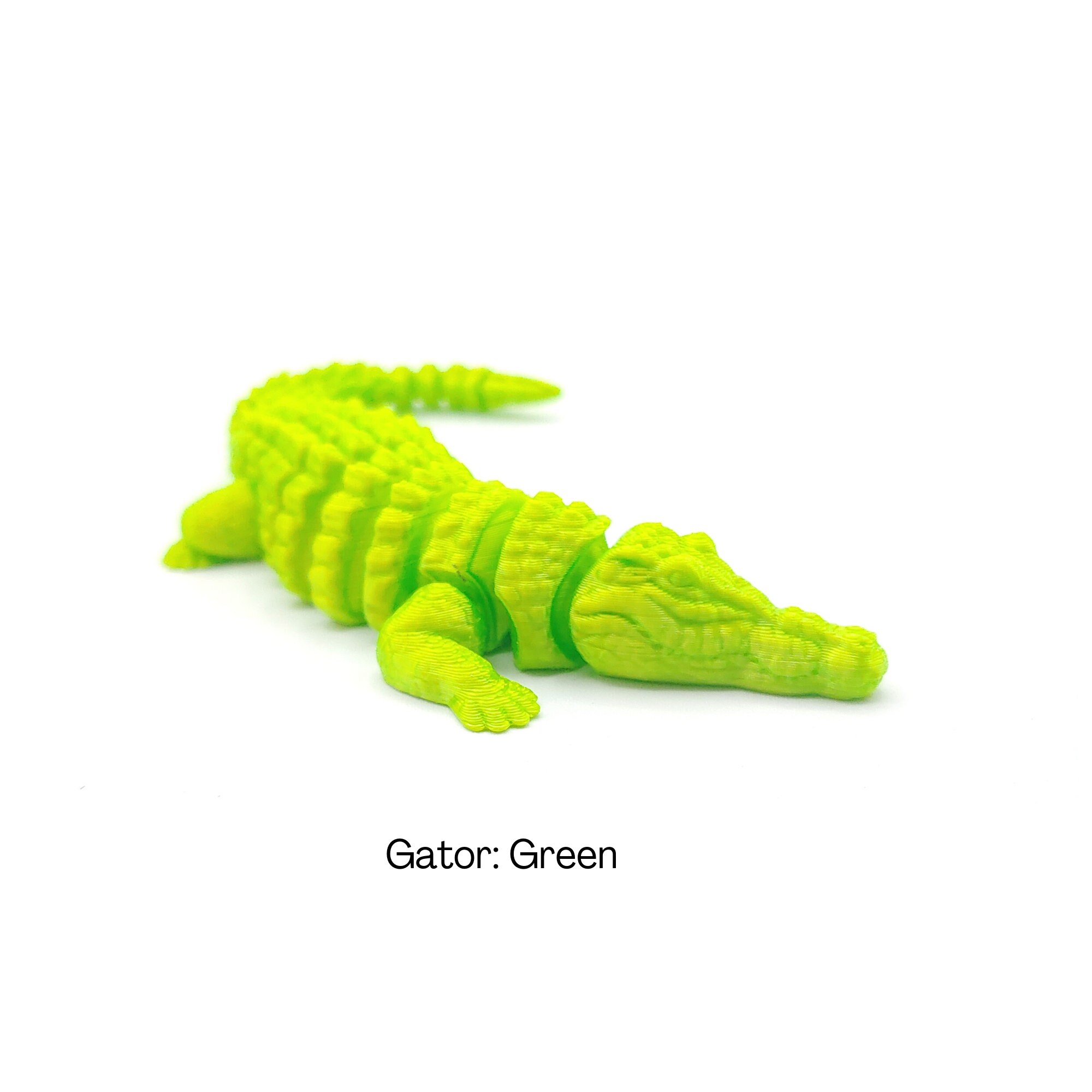Alligator Flexi Articulated Fidget Animal Desk Toys Etsy