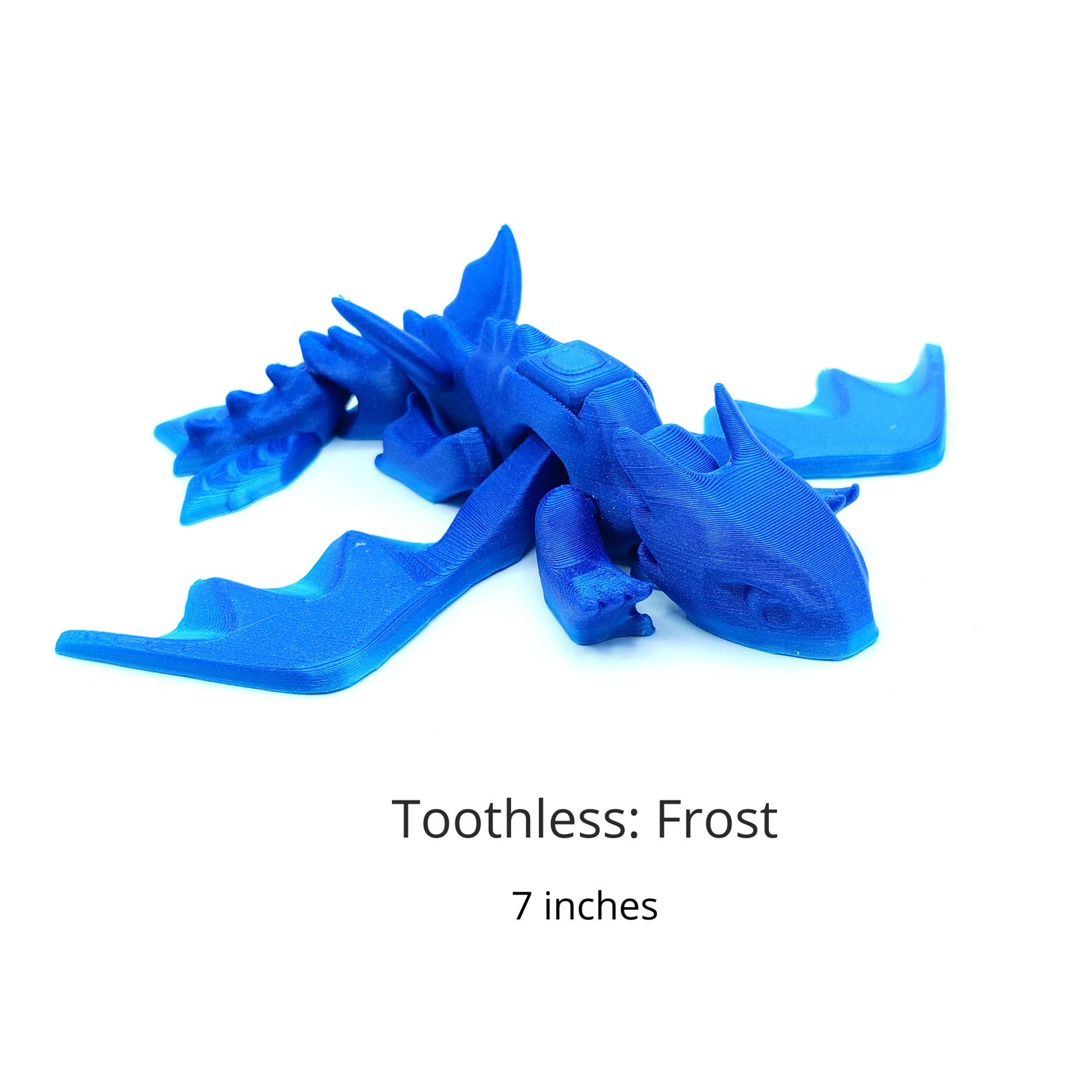 Toothless Night Fury Dragon Flexi Articulado Fidget Sensorial - Etsy España