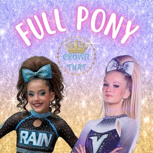 Full Pony (Attaches over the athlete's bun)