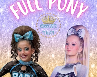 Full Pony (Attaches over the athlete's bun)
