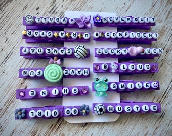 Volleyball Team Pins: Custom Motivational Clip Pins