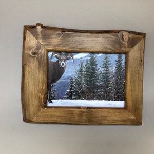 Live Edge Wood Frame, Home Decor,Rustic frame, Wall Decor 5x7 inches