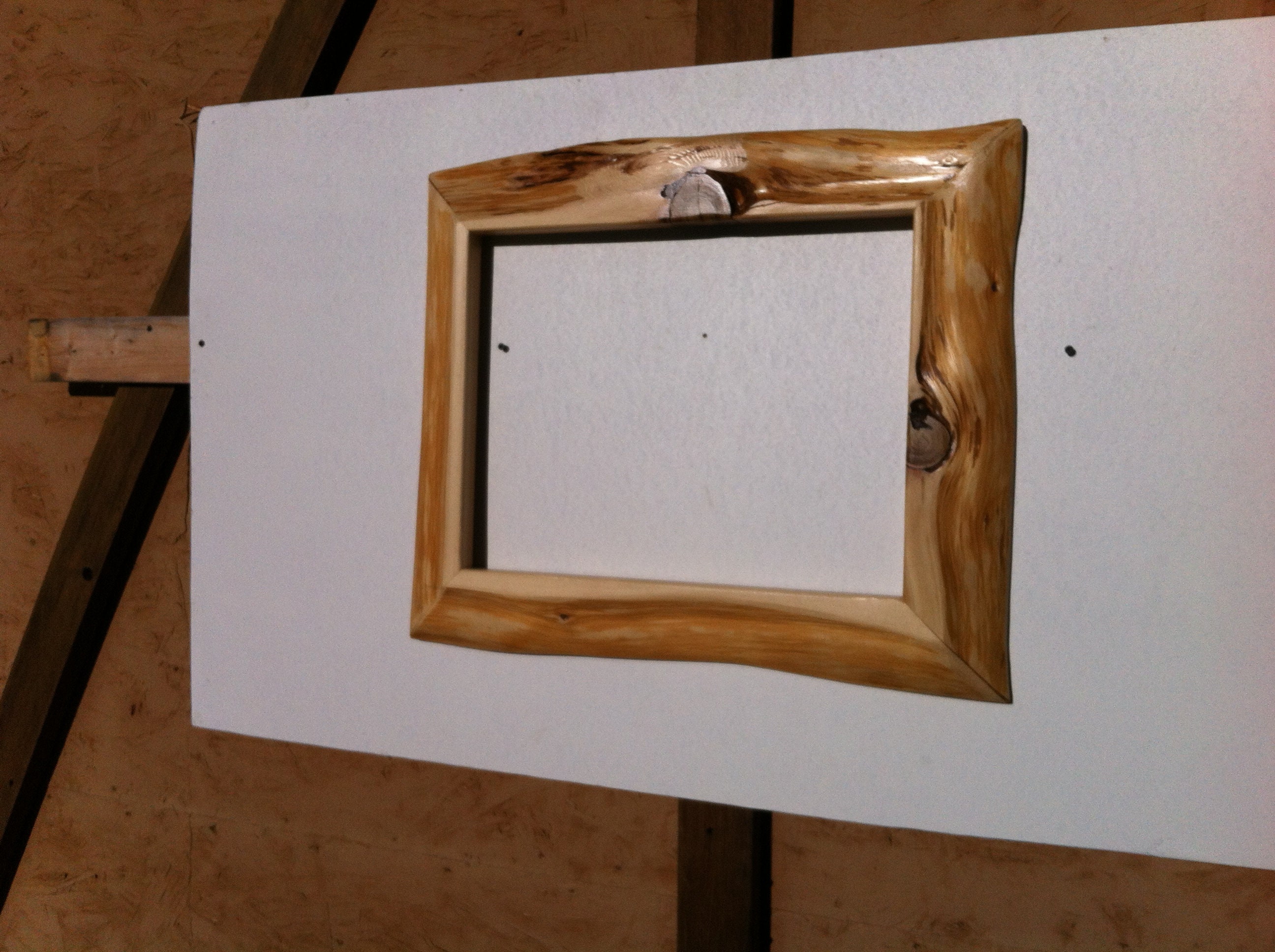 Live Edge Wood Picture Frame Home DecorRustic frame Wall Etsy