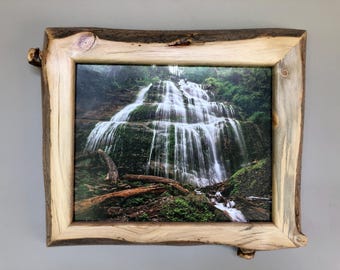 Live Edge Wood Picture Frame, Home Decor,Rustic frame, Wall Decor 8x10 inches" home decor