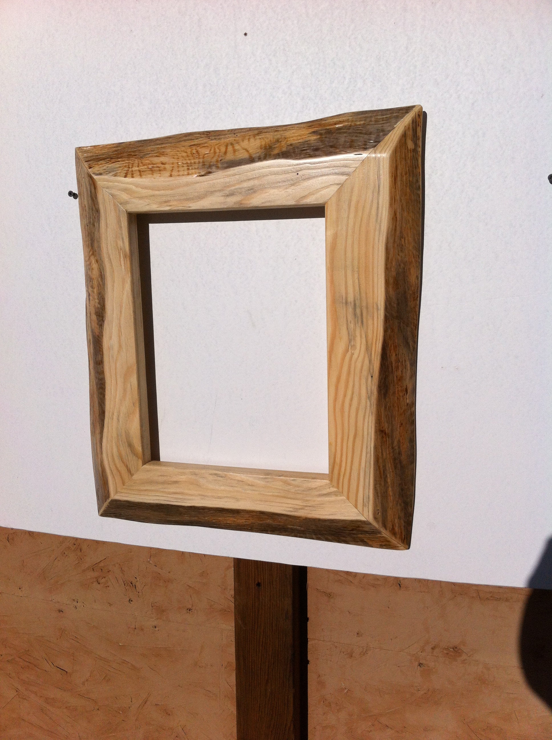 Live Edge Wood Picture Frame Home Decor Rustic frame Wall Etsy