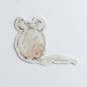 Autocollant de souris - oeuvre d'aquarelle