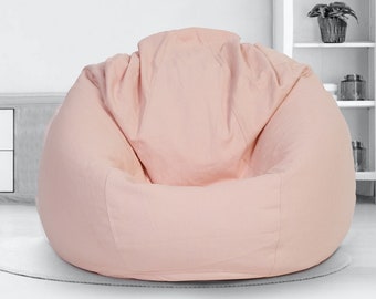 Funda de puf de algodón para salón / Funda de cojín lavable para suelo
