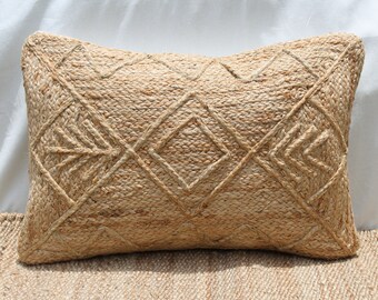 jute pillow covers