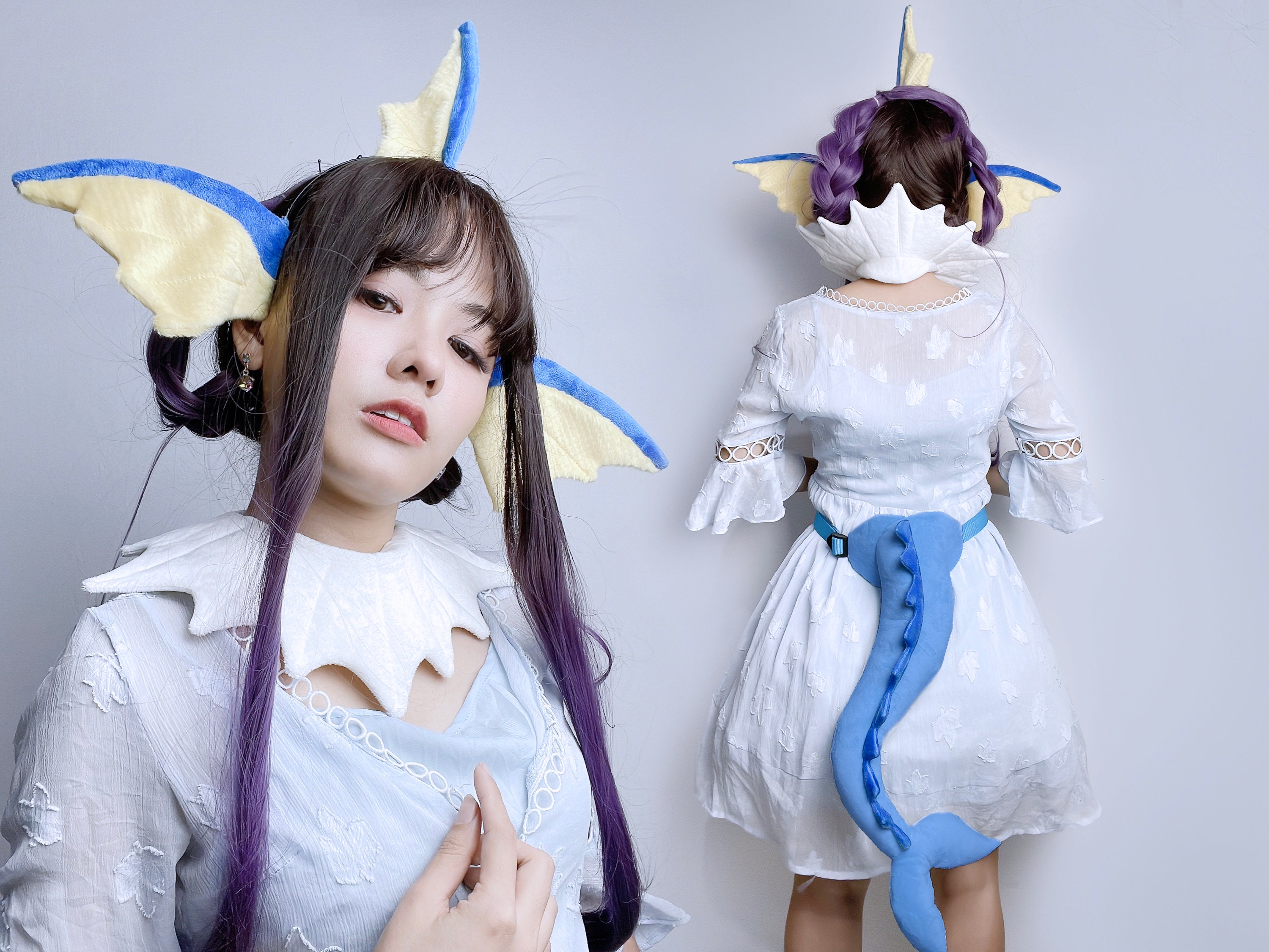 Vaporeon Cosplay Ears Pokemonfan In Summer Vs In Winter Cosplay vaporeon-cosplay-ears-pokemonfan-in-summer-vs-in-winter-cosplay