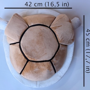 Brun sköldpaddsryggsäck