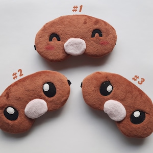brown sleep mask for both adults and kids