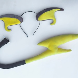 thunder mouse ears + bendable tail headband