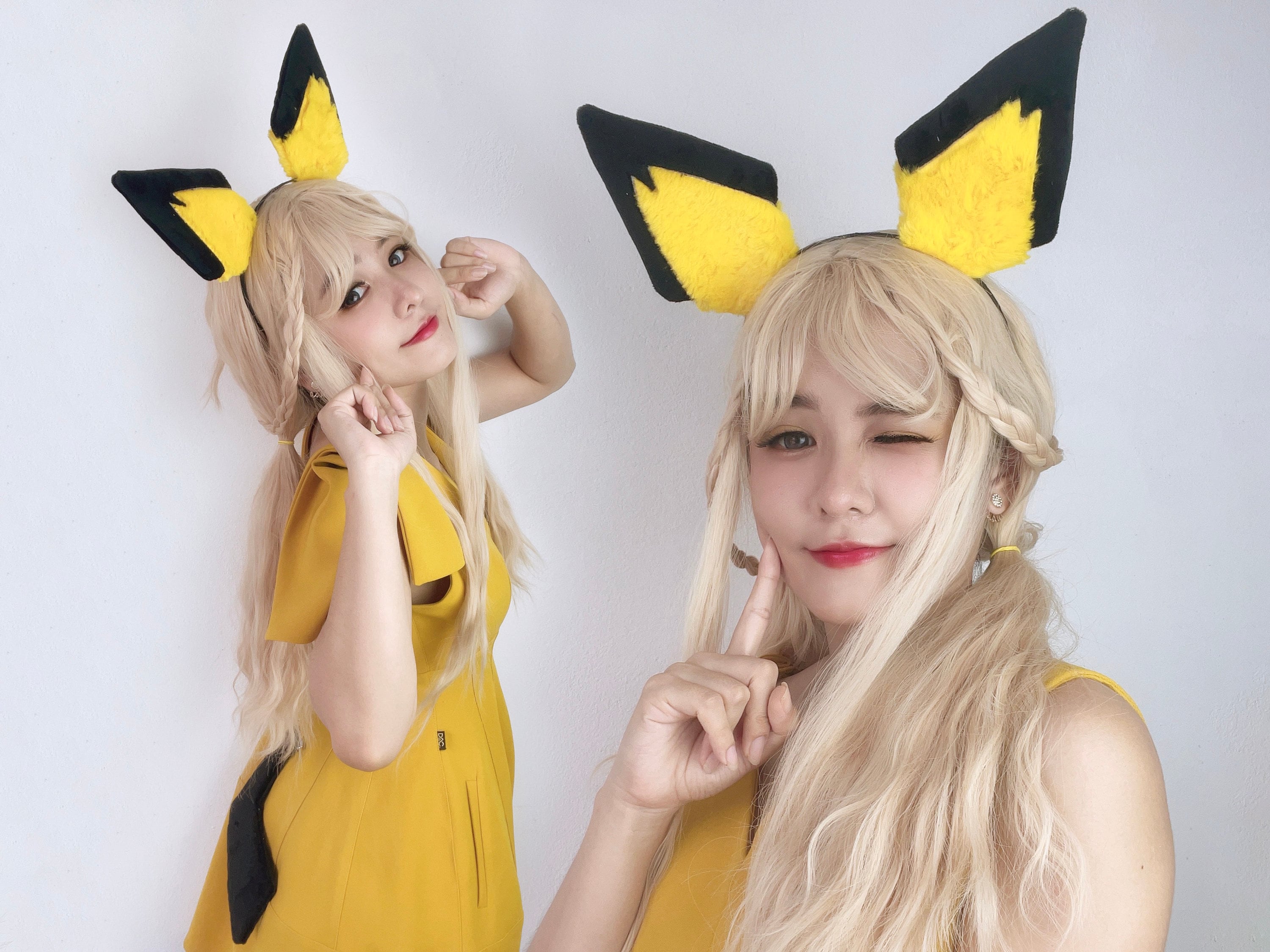 Kids Girls Bird Yellow Mickey Mouse Costume Hair Headband for Cosplay Disney Minnie Mouse Ear Headband Disneyland Orange bird  main image 4