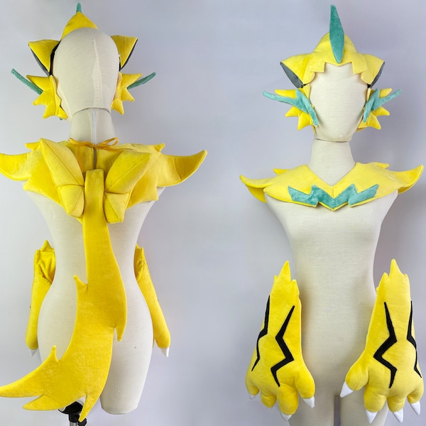 Cosplay-items van gele wezens