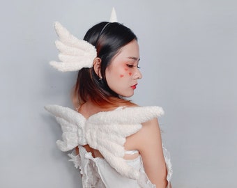 Angel wings for costume Halloween, Decor for Christmas, New Year