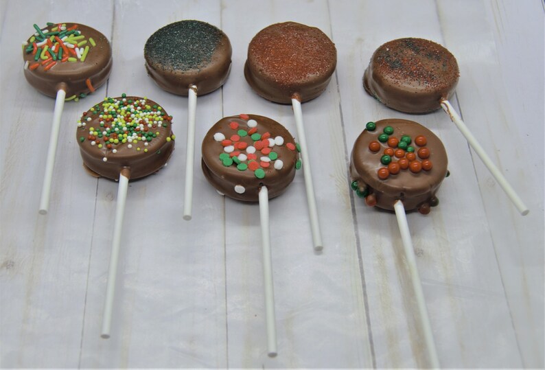 Oreo Pops Chocolate Dipped Oreos on a Stick Festive Oreos Etsy