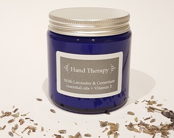 Lavender Geranium Aromatherapy Hand Cream | Essential Oils & Vitamin E