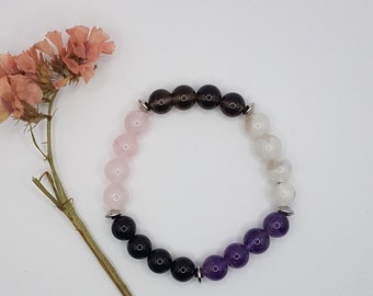 Comfort and Support Crystal Bracelet | Love | Compassion | Anxiety & Stress Relief | Crystal Healing | Grounding | Anchoring | Chakra