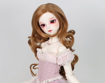 BJD wig Smart doll SD Dollfie dream 8-9 Long curl hair for 60cm doll