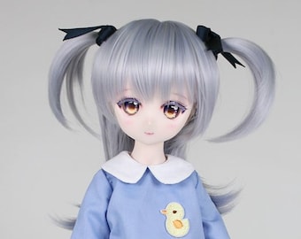 BJD wig Smart doll SD Dollfie dream 8-9 Twintail hair for 60cm doll