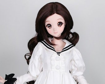 BJD wig Smart doll SD Dollfie dream 8-9 Long curl hair for 60cm doll