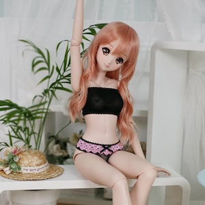 BJD Clothes Underwear Black Set For DD Smartdoll 60cm 1/3 doll