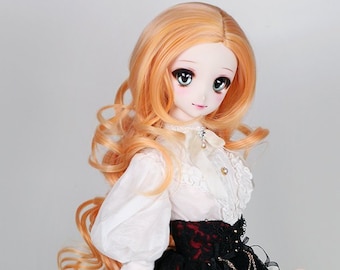 BJD wig Smart doll SD Dollfie dream 8-9 Long curl hair for 60cm doll