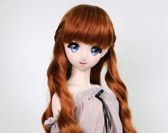 BJD wig Smart doll SD Dollfie dream 8-9 pigtail hair for 60cm doll