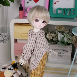 BJD Beige loose fit T-shirts For YOSD USD 26cm 1/6 doll