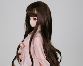 BJD wig Smart doll SD Dollfie dream8-9 Long curl hair for 60cm doll