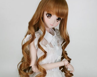 BJD wig Smart doll SD Dollfie dream 8-9 Long curl hair for 60cm doll