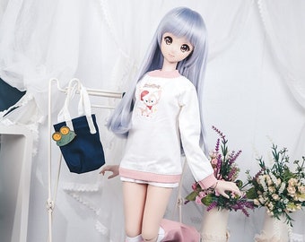 BJD Clothes: Pink Long-Shirt Warmer Set for 1/3 SD Smartdoll