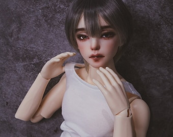 Camiseta sin mangas blanca para muñeca BJD Minifee 1/4