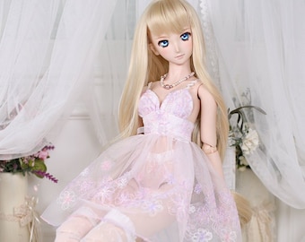 BJD Clothes Pink Slip Set For DD Smartdoll 60cm 1/3 doll