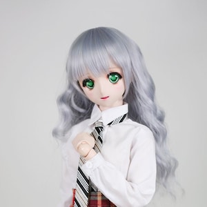 BJD wig Smart doll SD Dollfie dream 8-9 Long wavy curl hair for 60cm doll