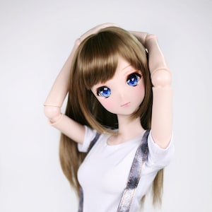 BJD wig SD Dollfie dream Smart doll 8-9 Shag cut hair for 60cm doll