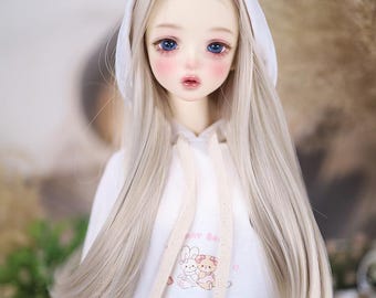 BJD Clothes White Hoodie Pants Set For MSD minifee 42cm 1/4 doll