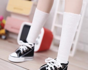 BJD Clothes Knee-High Socks White For DD Smartdoll 60cm 1/3 doll