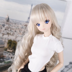 BJD Clothes Body Suit Shirt White For Smartdoll DD SD 60cm 1/3 doll
